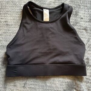Womens Size Small Fabletics Black Sports Bra